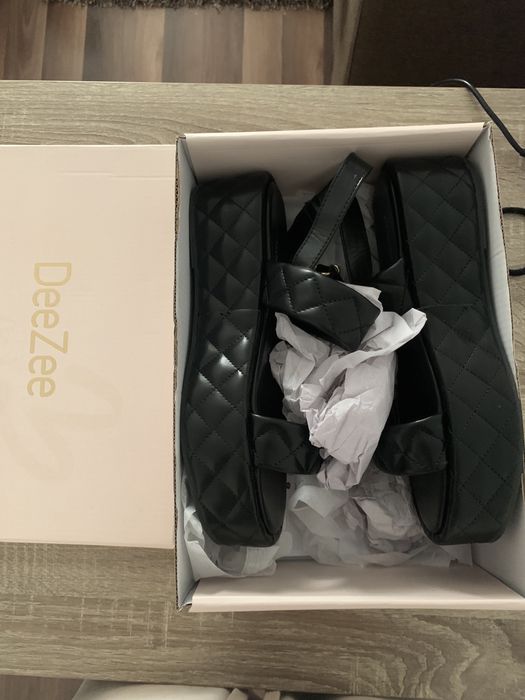 Sandale Negre DeeZee 36