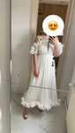 Rochie albă midi