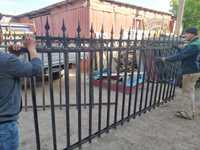 Забор ворота калитка скамья казан мангал