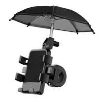 Держатель для телефона на скутер мопед велосипед мото с зонтиком