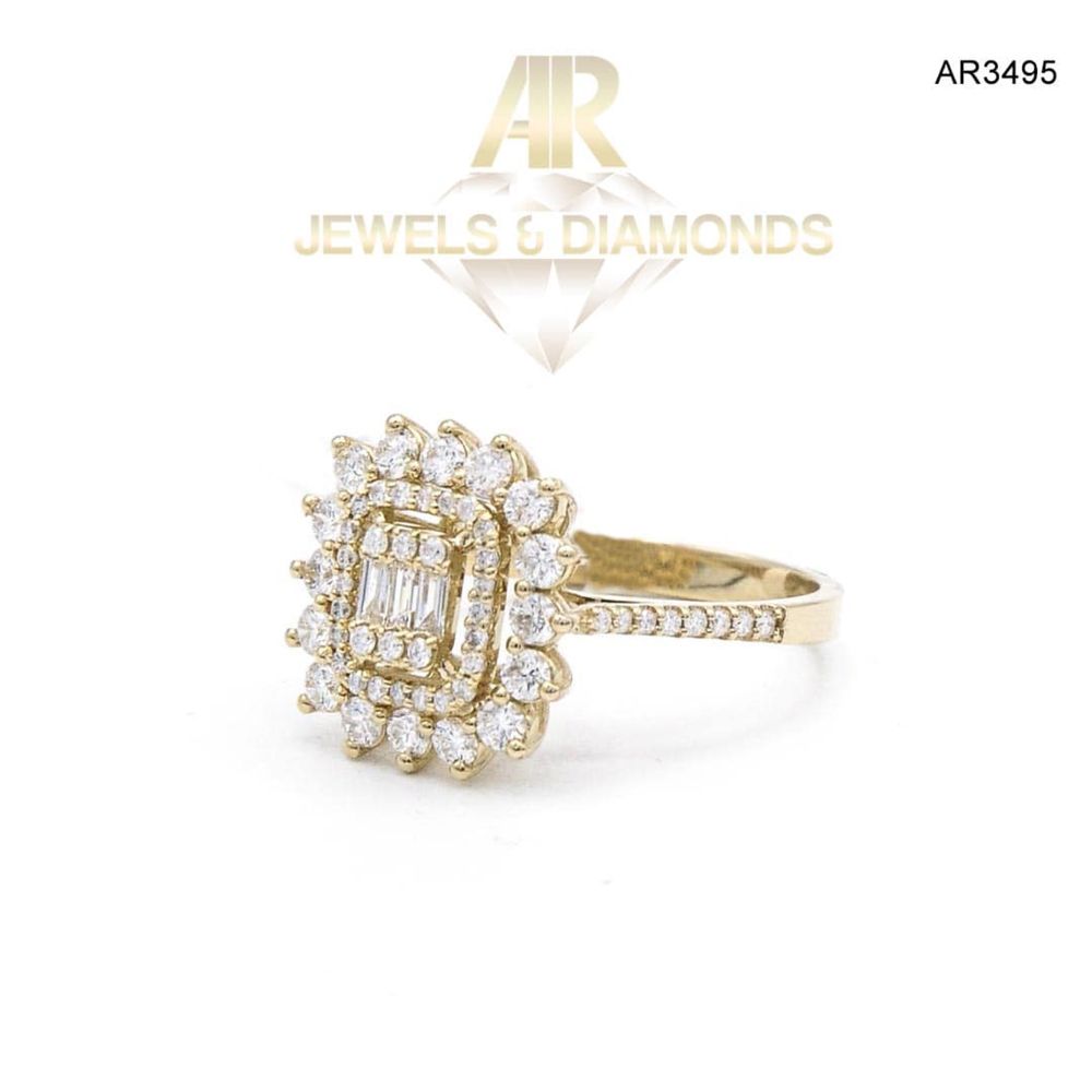 Inel Aur 14k cu DIAMANTE model nou ARJEWELS(AR3495)