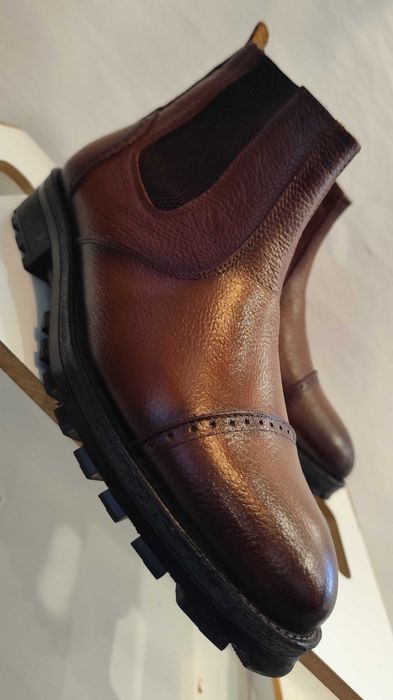 Ghete chelsea cap toe 42 42.5 Lavoratione Artigianale NOI piele moale