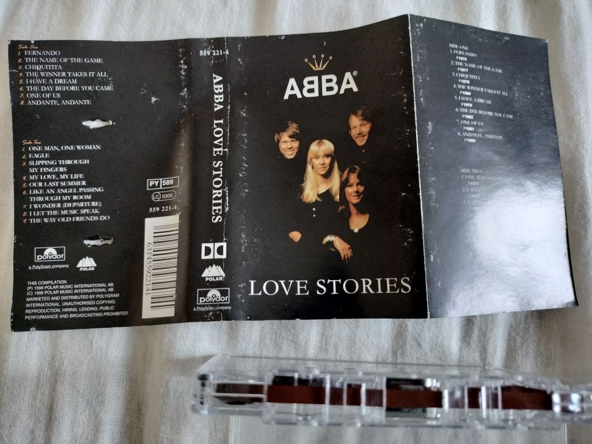 Caseta audio ABBA ,Love stories