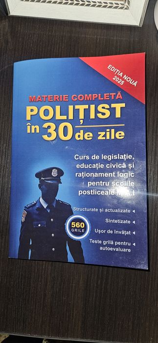 Vând culegere Polițist în 30 de zile