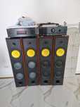Vand sistem boxe 2 amplificatoare si 4 boxe
