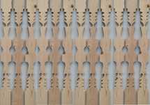 Element lemn balustrada, gard, balcon, foisor