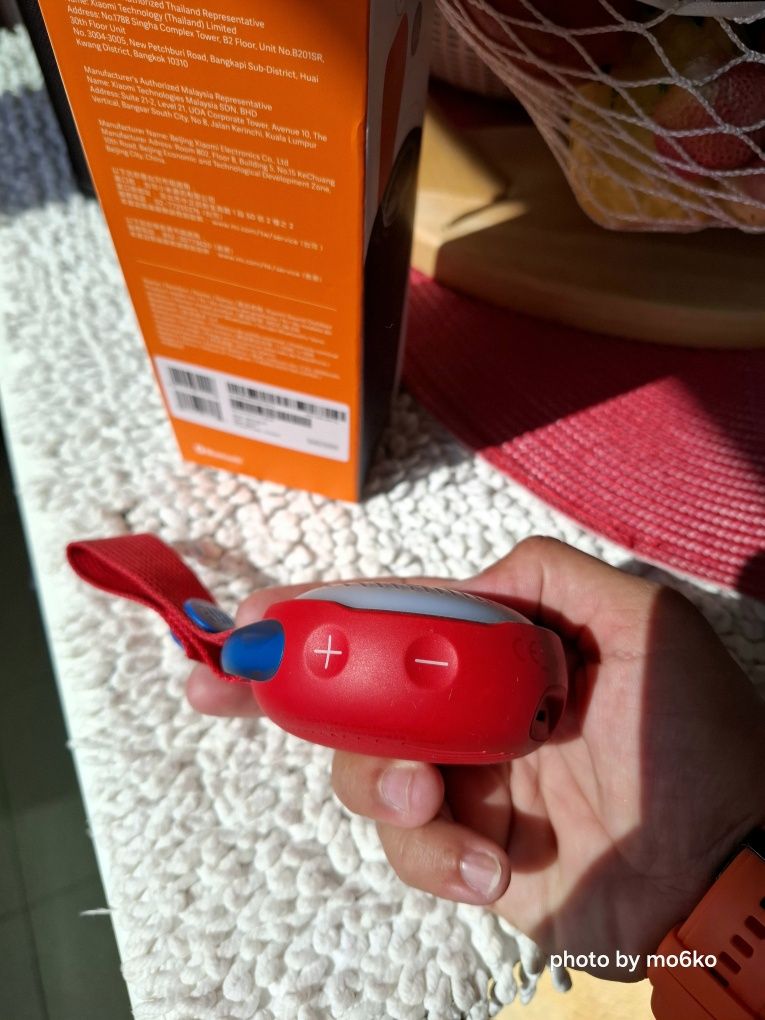 Тонколона JBL JR POP, 3W RMS, Bluetooth, червена