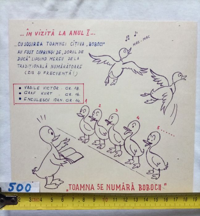 Desene vechi de colecție nu trimit în țară predare personal în centru