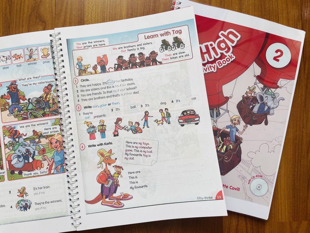 Fly High 2 pupils book activity book комплект