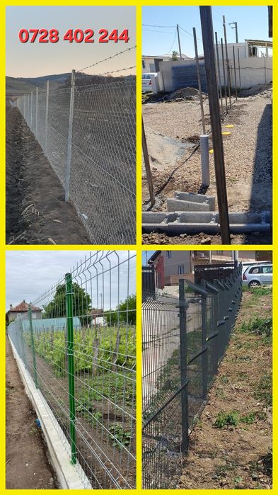 Împrejmuiri / gard / porti / livezi / terenuri