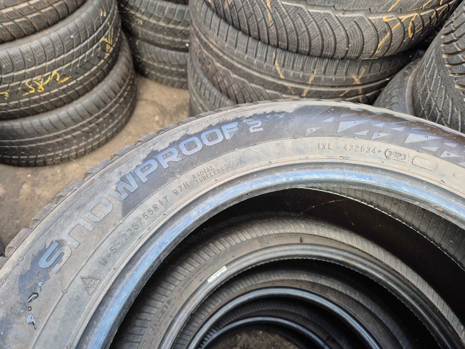 4 Anvelope de IARNA - 225/55/17 - NOKIAN - CA NOI - DOT 2023 !