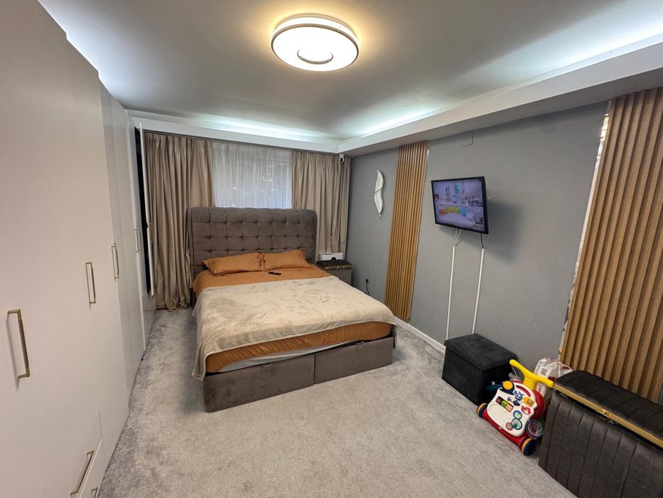 Apartament 3 camere Titu la parter, mobilat complet