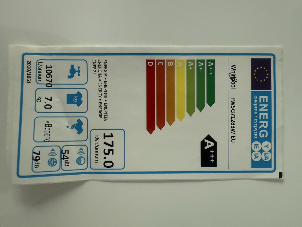 Пералня Whirlpool Slim
