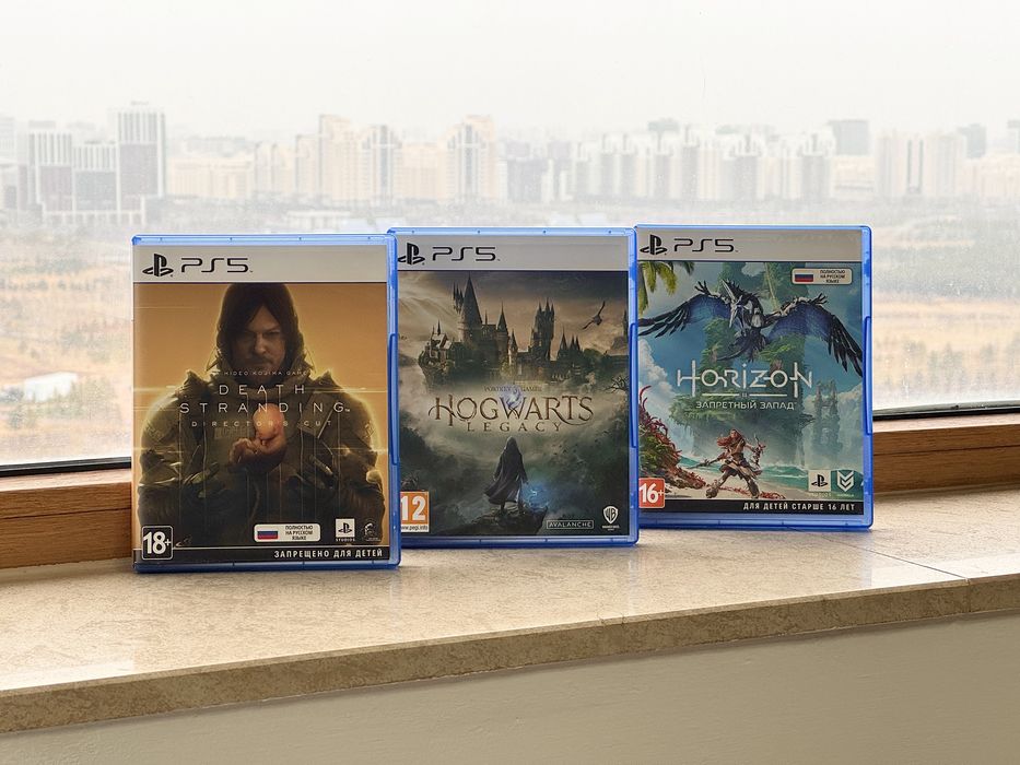 Horizon, Death Stranding, Hogwarts Legacy
