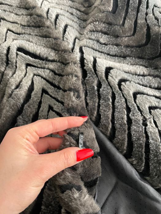 Blana SOBOL negru cu gri