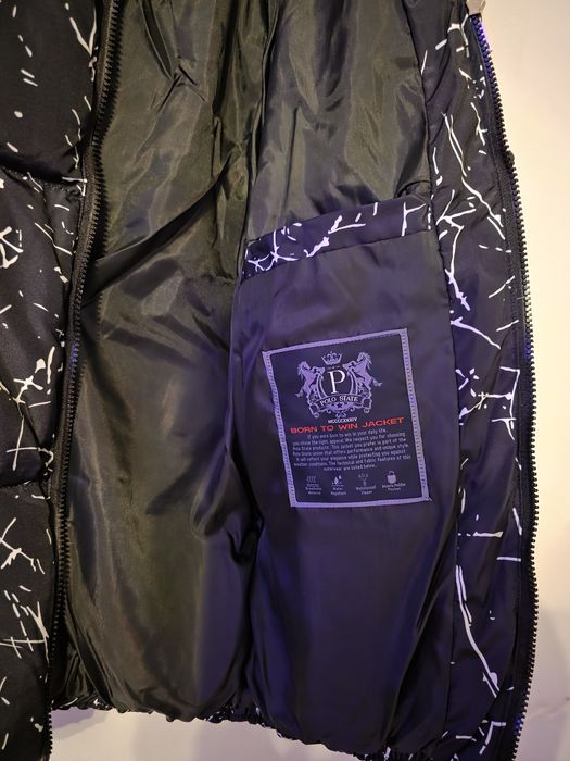 Зимно мъжко черно яке