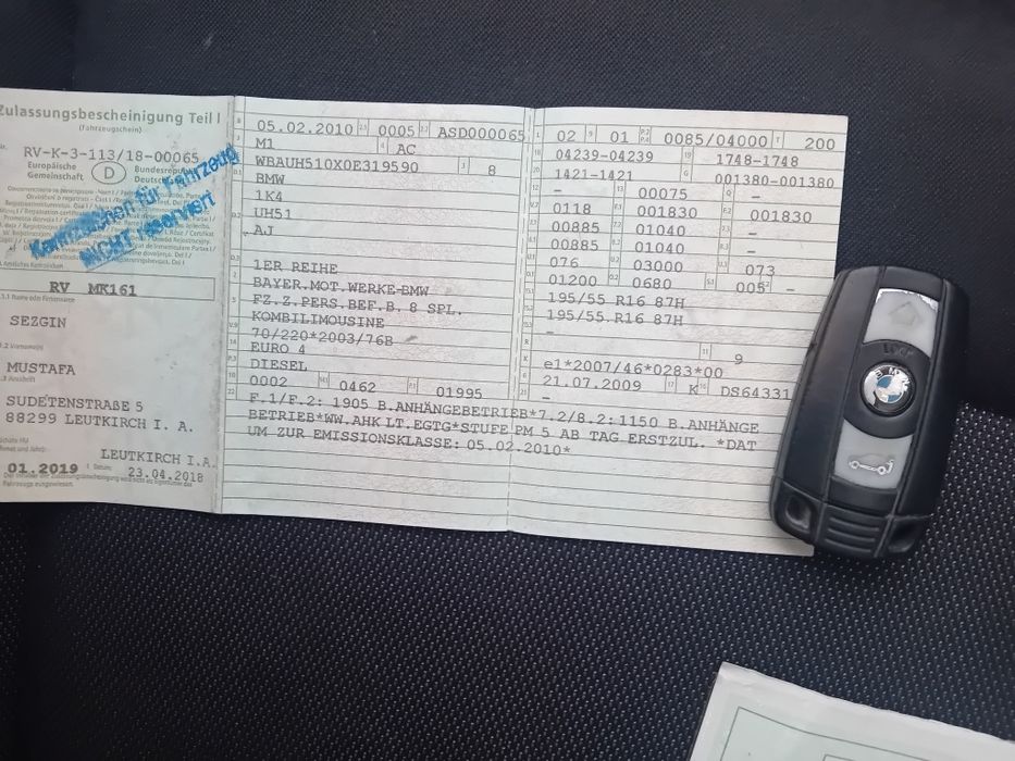 Bmw Seria 1 diesel 116cp