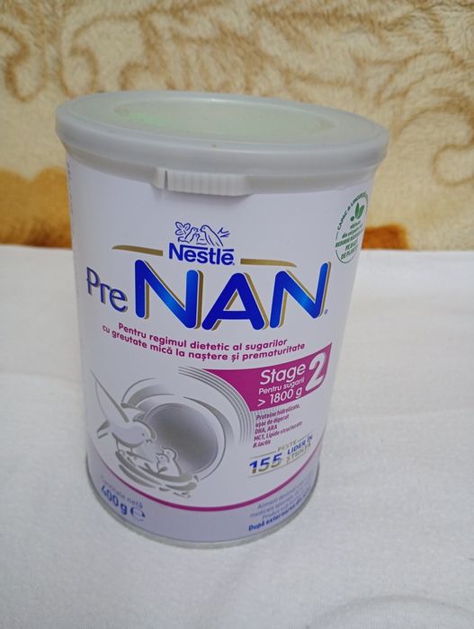 2 cutii Lapte praf Nestle Pre Nan stage 2 400 g