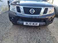 Bara fata Nissan Navara D40 Facelift 2006 - 2010 NEGRU GNO BLACK (1187) model cu ...