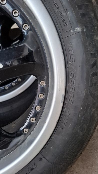 Jante aluminiu + cauciucuri Vară
