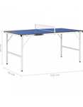 Masa de ping pong mobila/pliabila