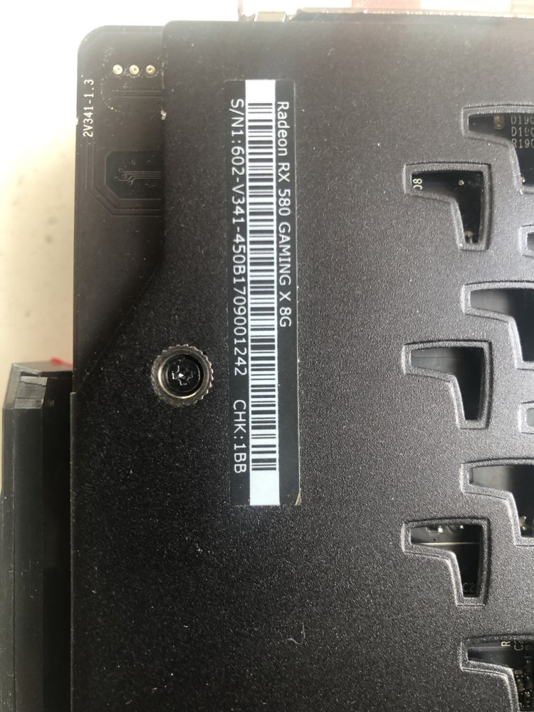 MSI rx580 gaming x 8gb
