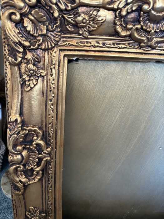 Deosebita rama stil baroc-structura lemn-foita aur-Belgia