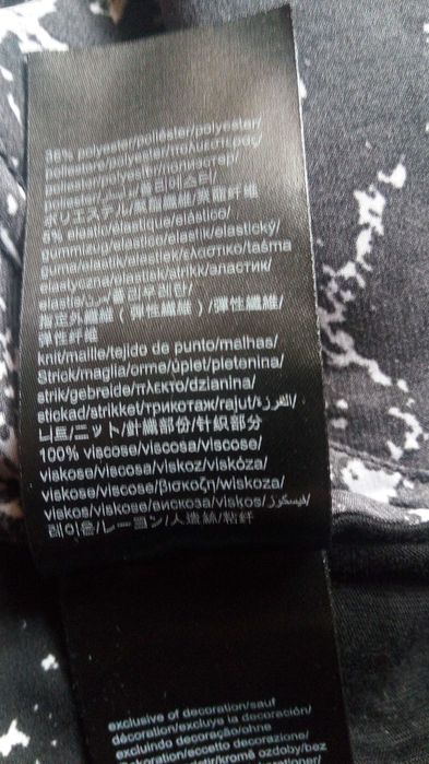 Tricou Calvin Klein Jeans asimetric bicolor