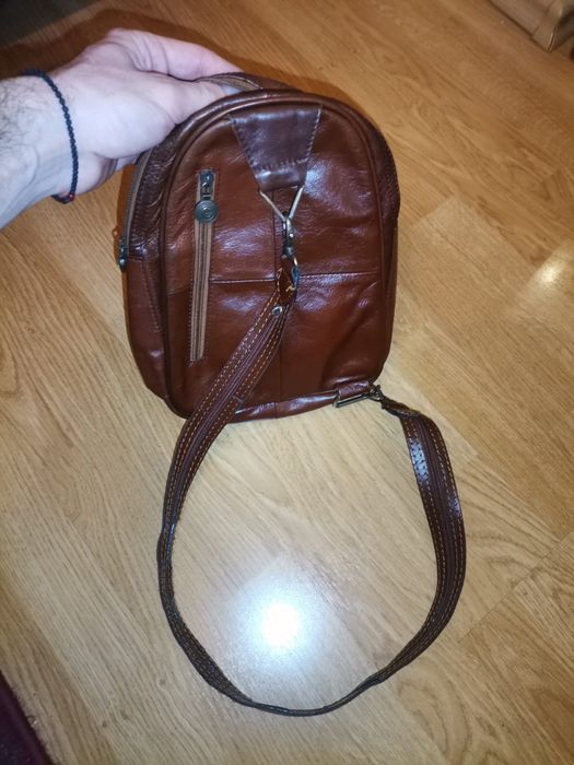 Geanta Borseta Rucsac Piele Gioss Leather Calitate Italy