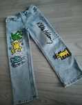Blugi copii H&M Loose fit 140 cm