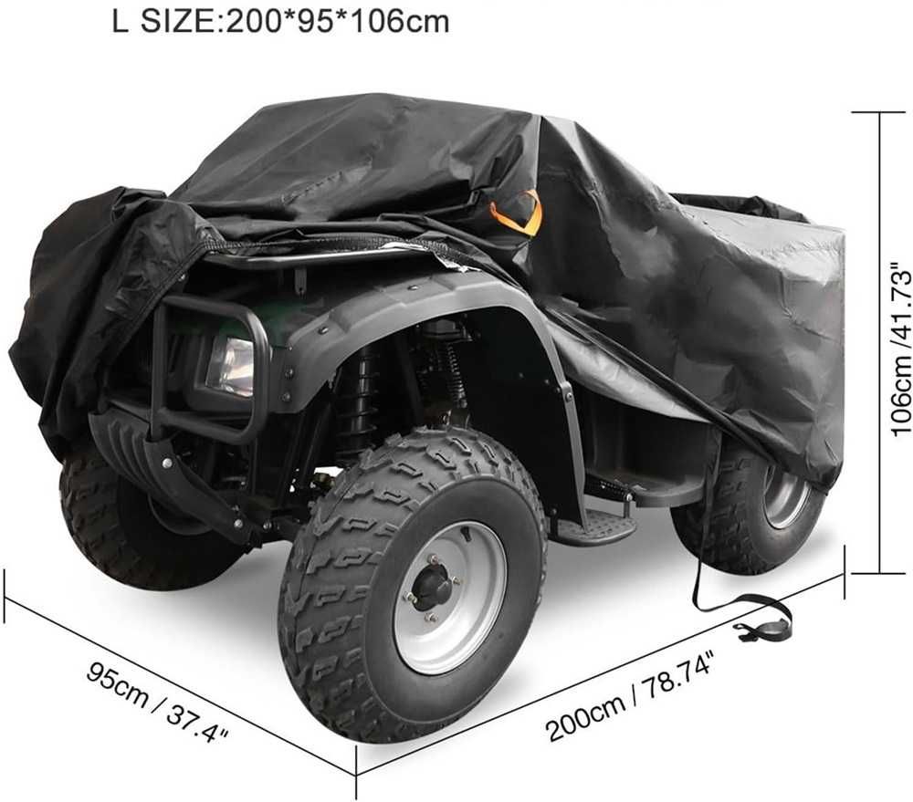 Водоустойчиво Покривало/Брезент за ATV - L (200х95х106)