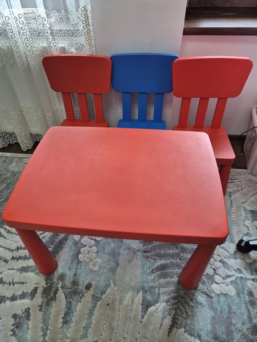 Masa cu 3 scaune copii  Ikea