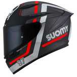 Casca Suomy Track-1 Ninety Seven negru/alb/rosu/galben fluo/chieftain