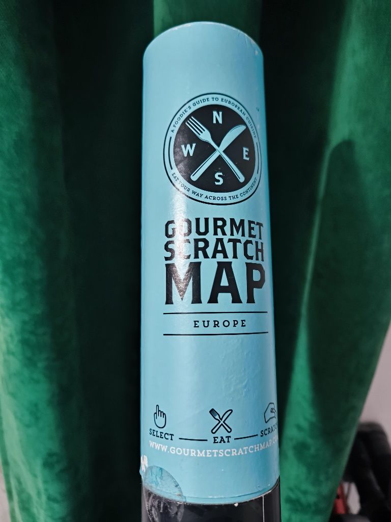 Scratch map gourmet