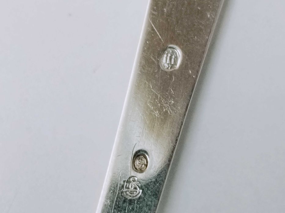 Lingurita Copii argint masiv 830, Danemarca Johannes Siggaard