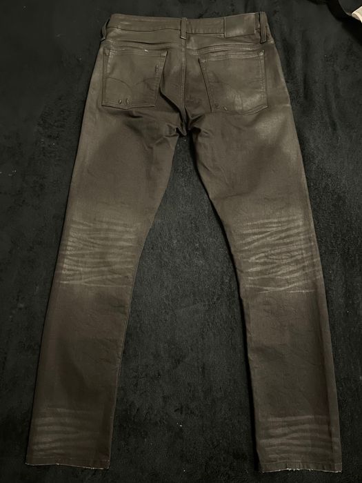 Calvin Klein Black Waxed Jeans / 33waist -32Length