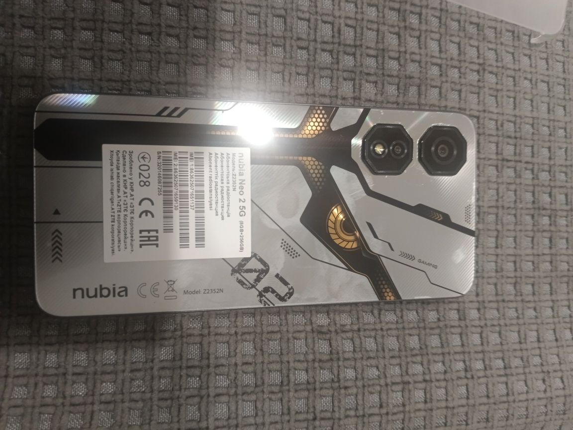 Продам nubia neo 2 5G