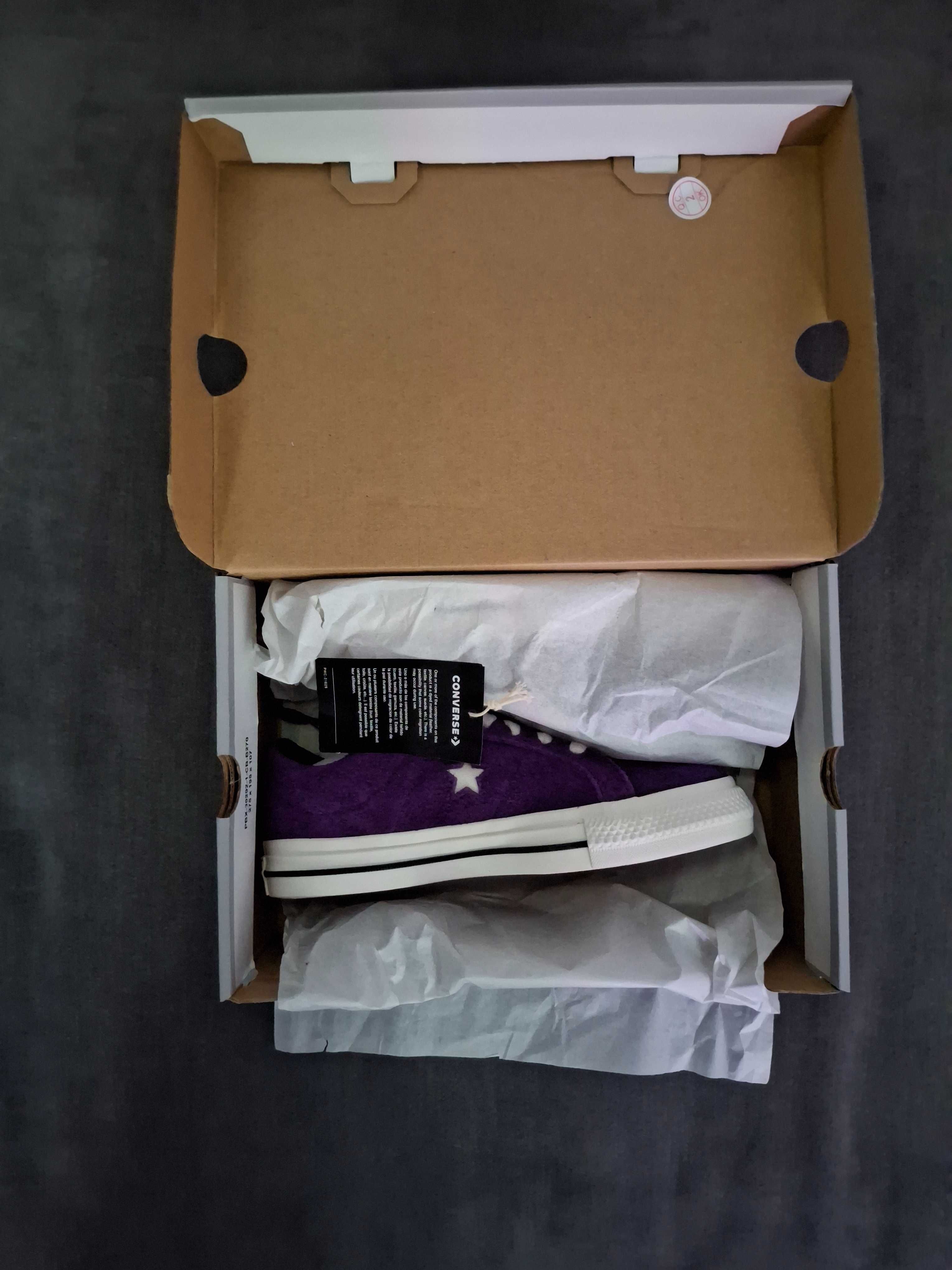 CONVERSE CONS One Star Pro Purple Suede;дамски;37-ми номер;120 лв;нови