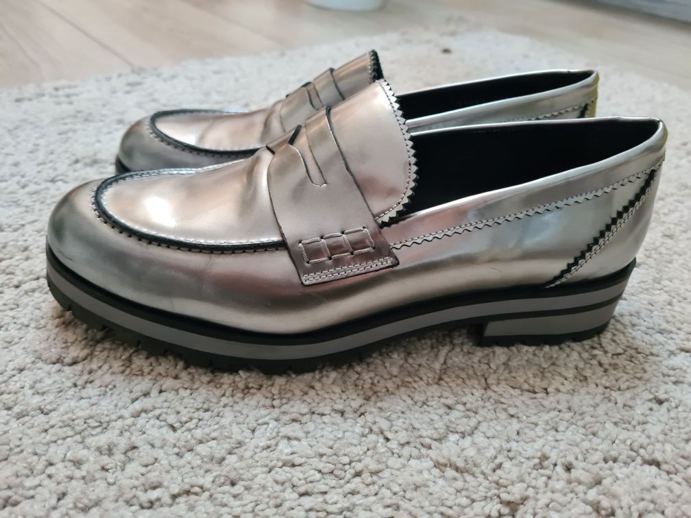 Loafers argintii