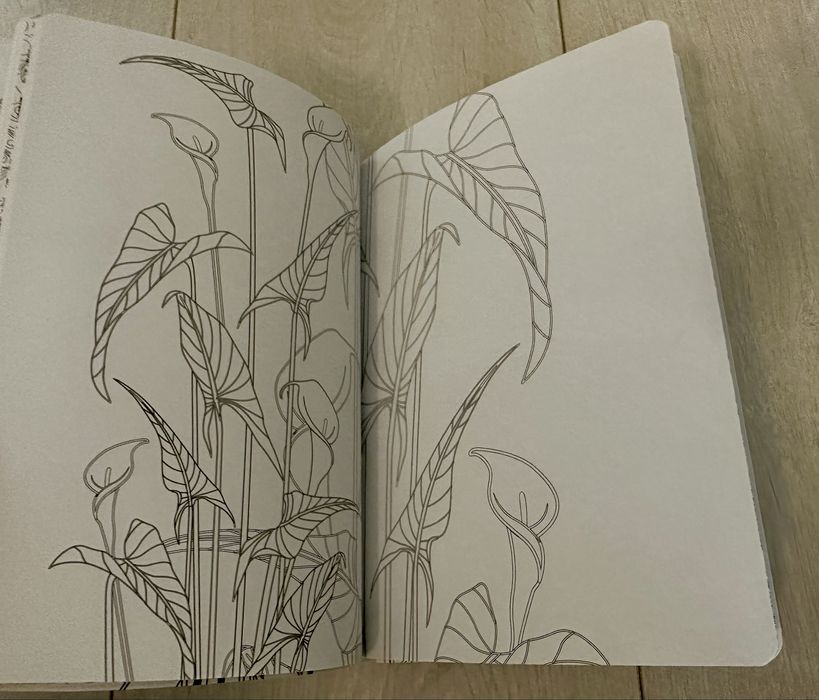 Minunile naturii, carte de colorat pt. adulți cu 100 desene antistres