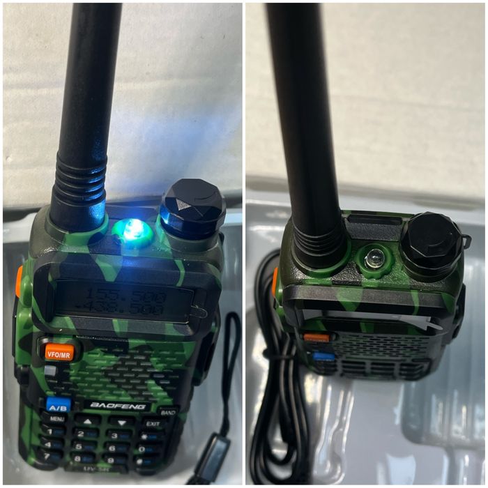 UV5R Baofeng Радиостанция 8W - 3 gen 2025walkie talkie  маскировъчен