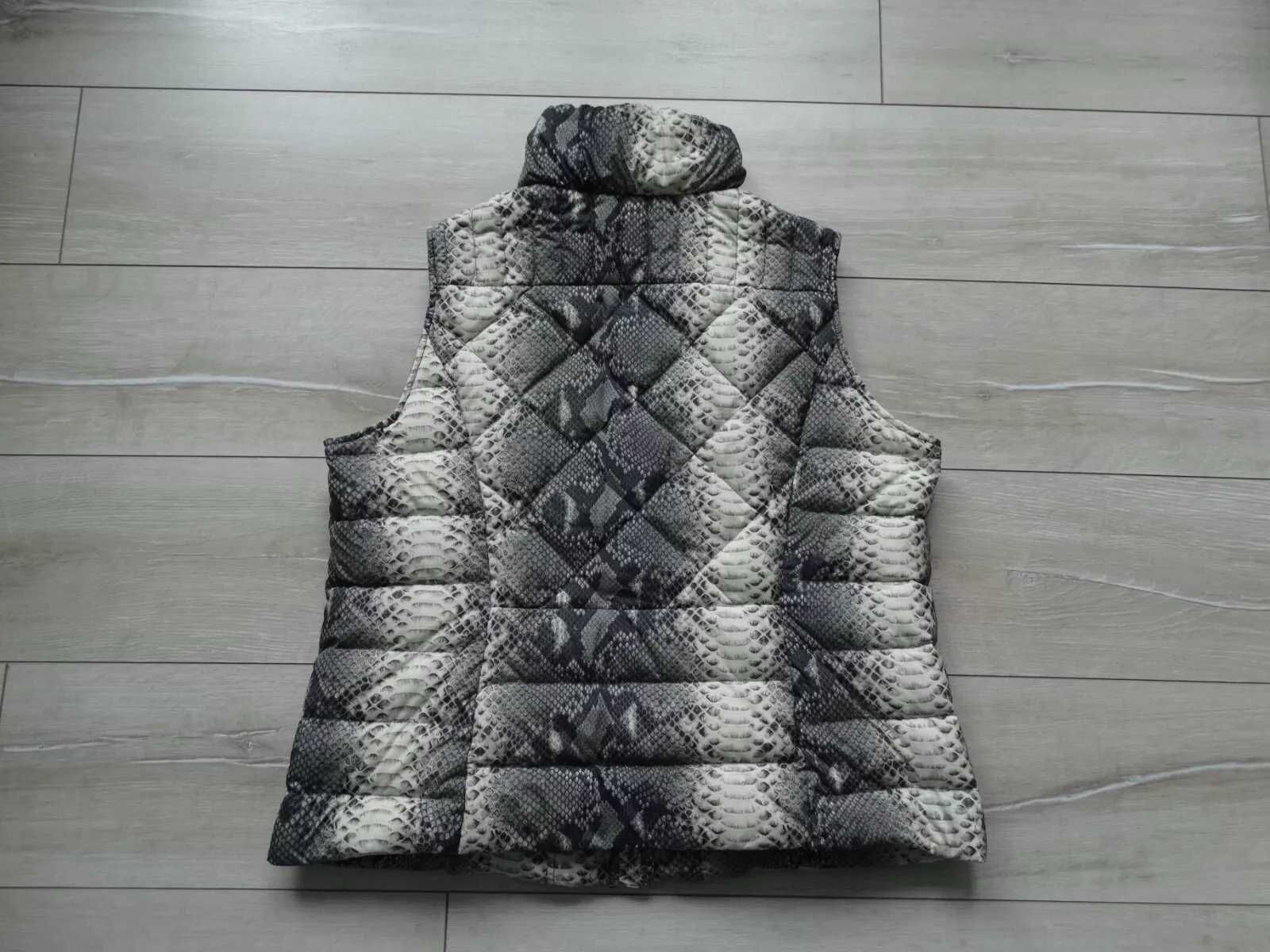 BOGNER Animal Print женски зимен пухен елек пух елече грейка размер 46