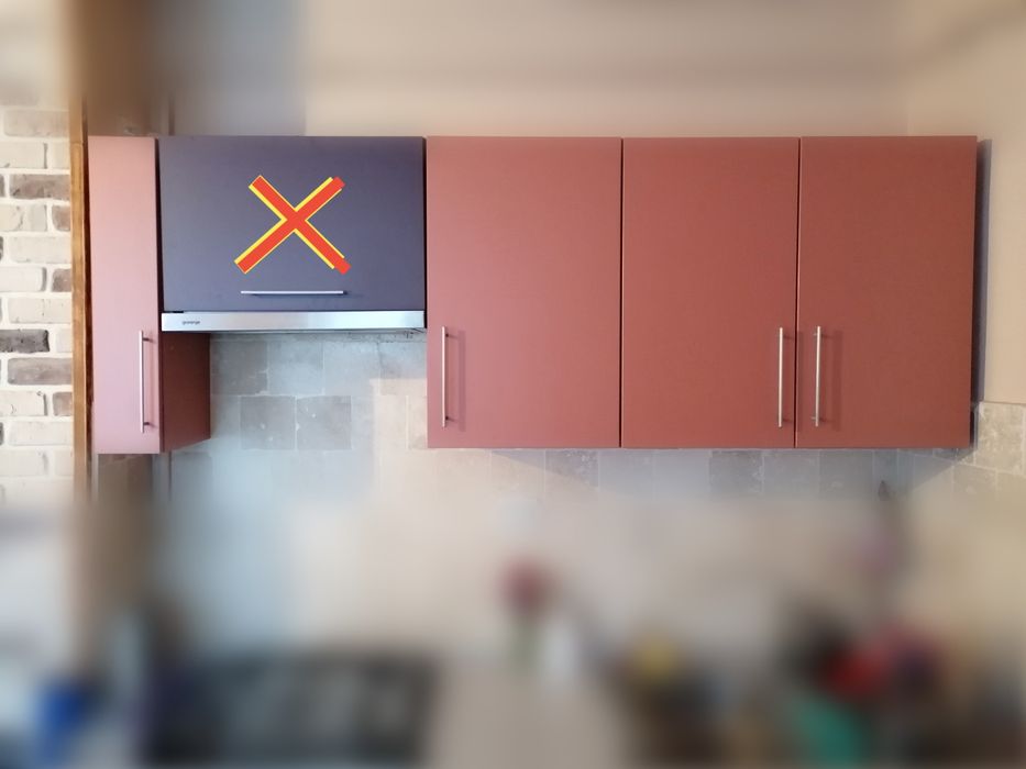 Mobila bucatarie suspendata