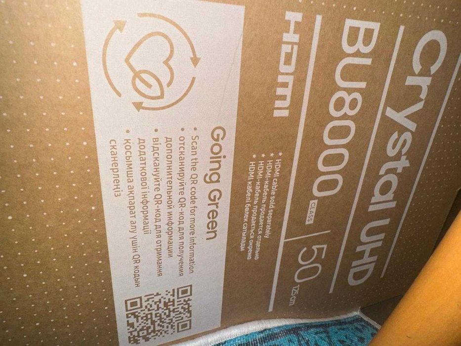 Продам телевизор Samsung 50 inch BU8000 Crystal (4K) Ultra HD LED TV