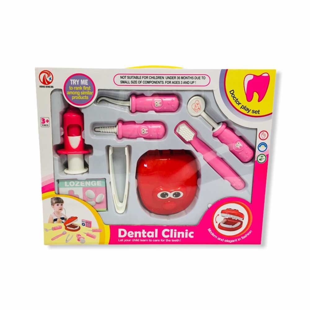 Зъболекарски комплект в ДВА цвята детски зъболекар доктор
