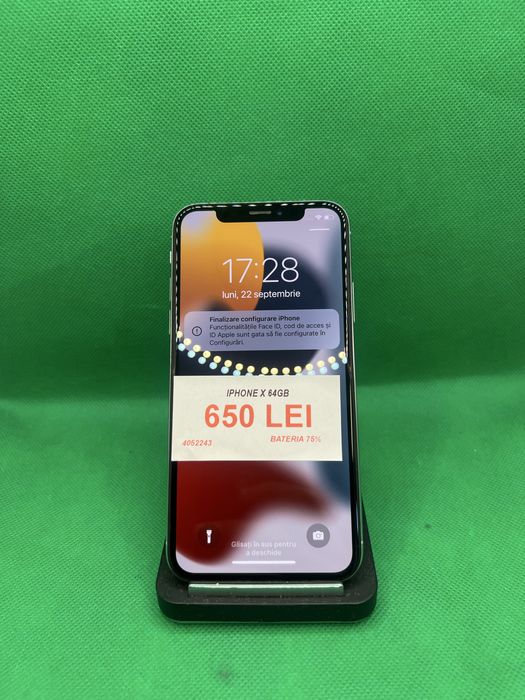 Iphone X, 64GB, baterie 75%, Lazar Amanet Crangasi, 4052243