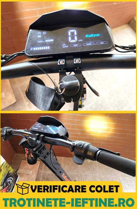 Trotineta Electrica KuKirin G4, 70km/h  Autonomie 80km Dual Suspension