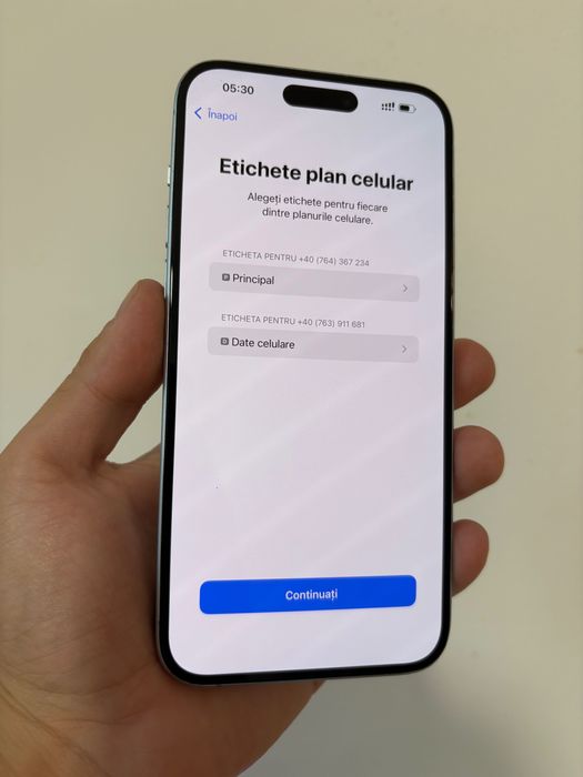 iPhone 15 Plus Albastru – 128GB – Dual SIM fizic - PRET FIX