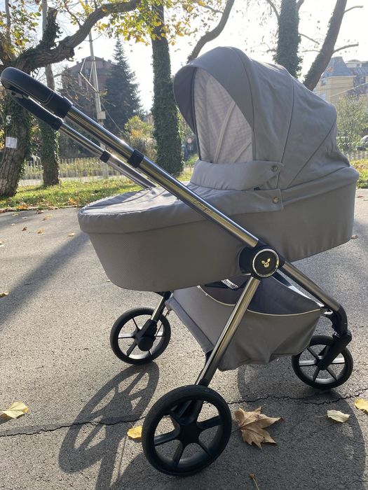 Комбинирана количка 3 в 1 Cangaroo, Silver