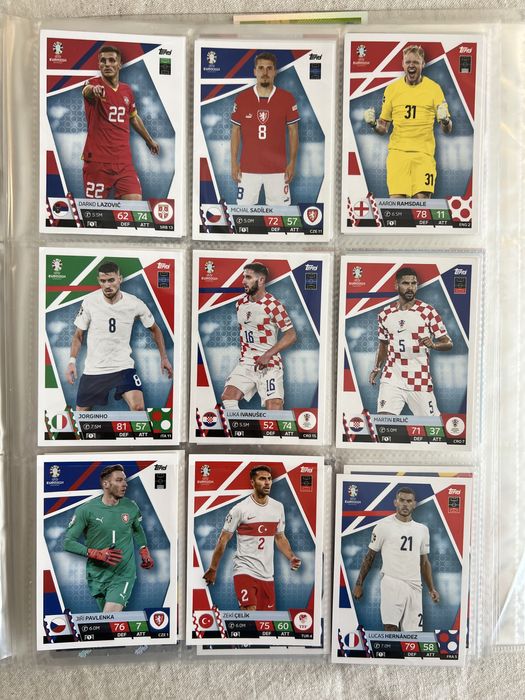Албум Match Attax , Euro 2024 , Premier League